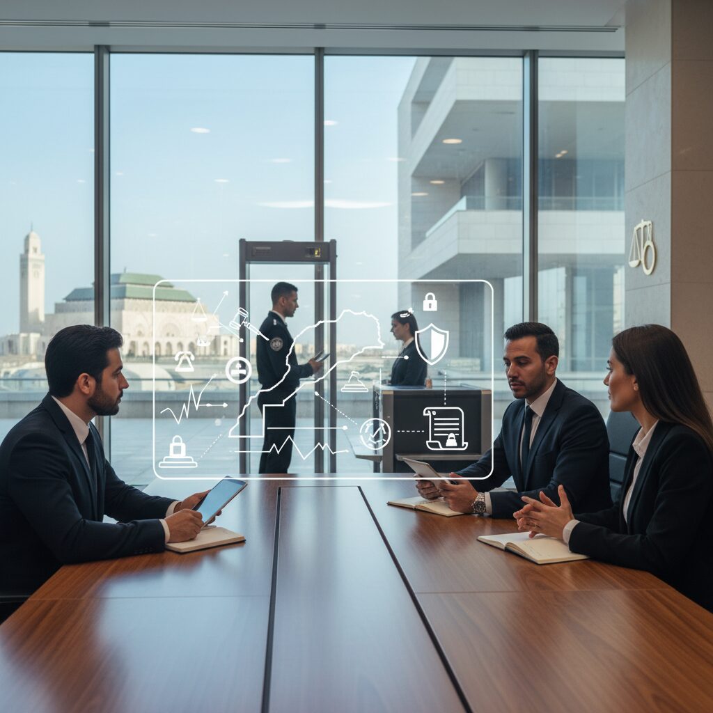 Cet article analysera comment les récentes réglementations affectent les pratiqu - réglementation, sécurité privée, Maroc