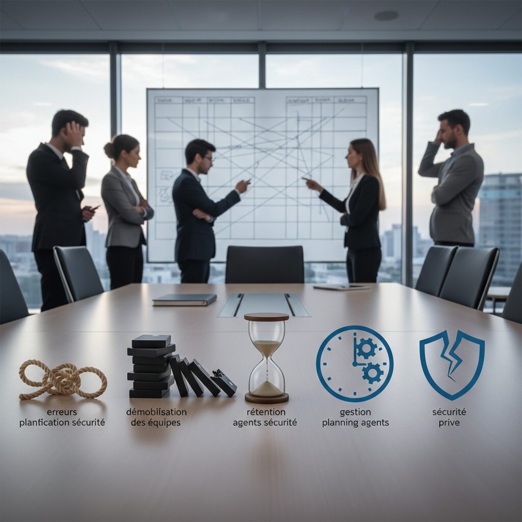 5 erreurs à éviter dans la gestion des plannings agents en sécurité privée:L&rsquo;impact sur la rétention en