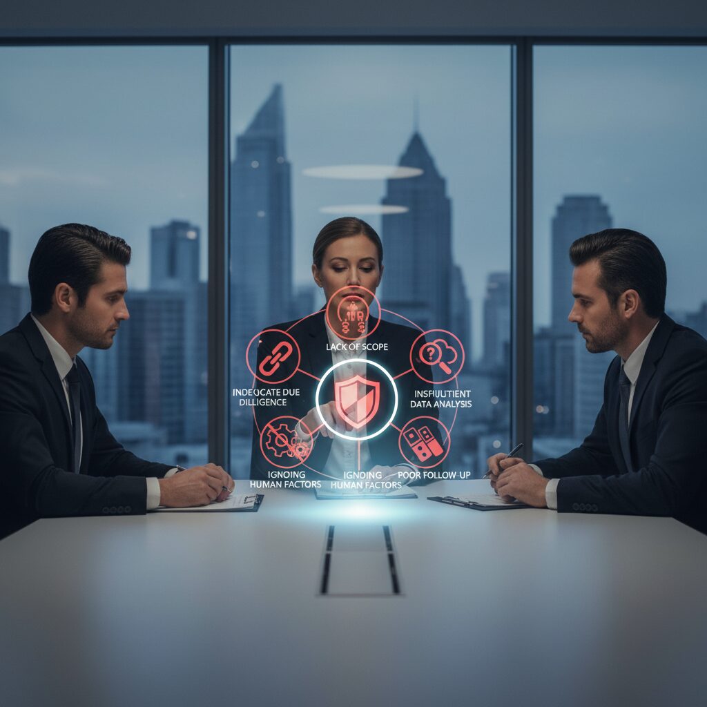 Découvrez les erreurs courantes et préjudiciables que les entreprises commettent - auditsécuritéprivée, erreurssécurité, gest