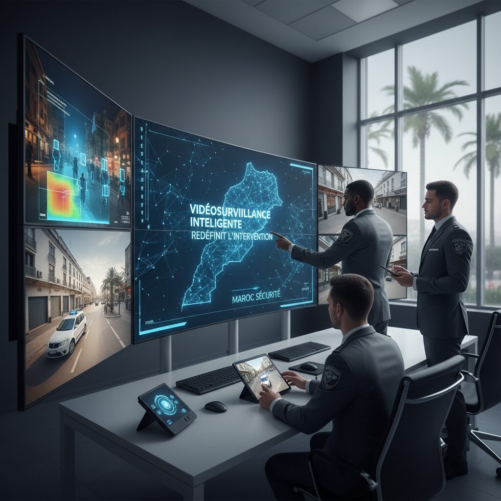 Comment la vidéosurveillance intelligente redéfinit l&rsquo;intervention en sécurité privée au Maroc en 2026 ?