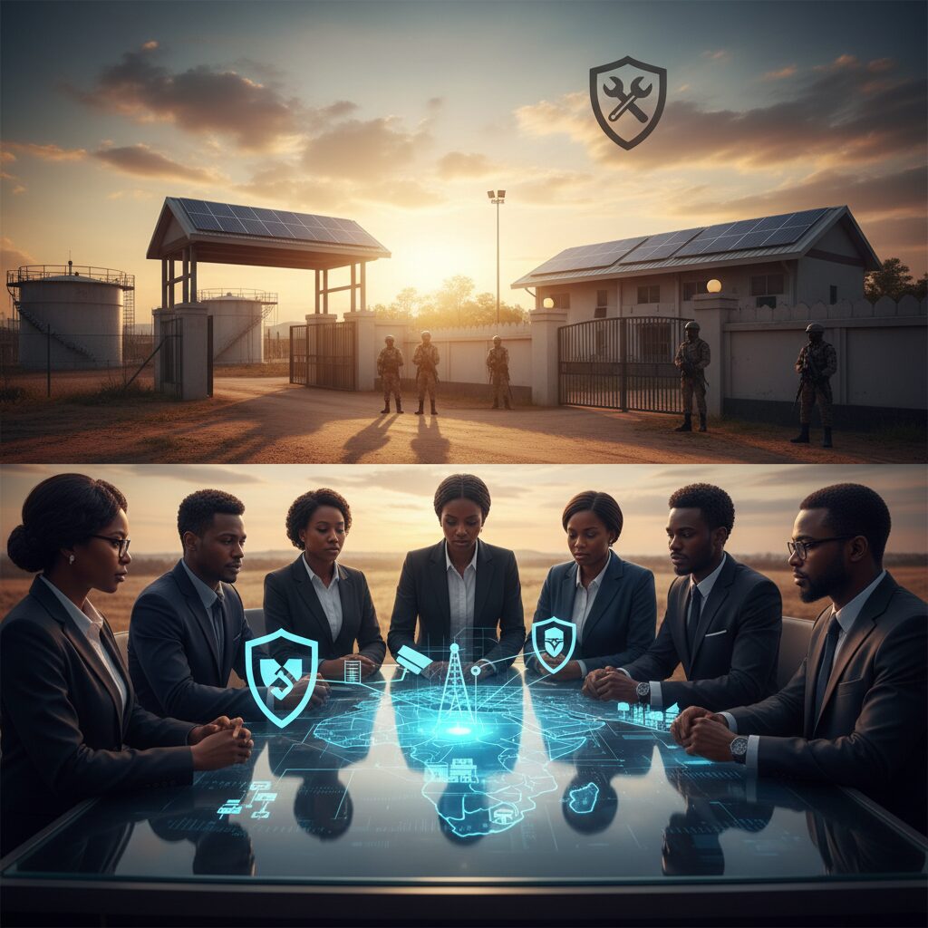 Analyse des défis et solutions en sécurité privée pour le secteur de l'énergie e - sécuritéénergétique, afriqueouest, gardien