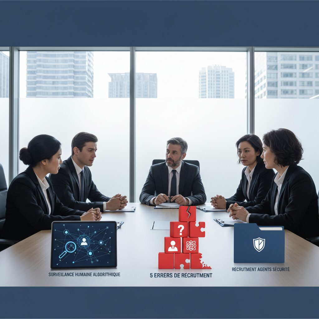 5 erreurs de recrutement des agents de surveillance humaine expérimentés en Algérie