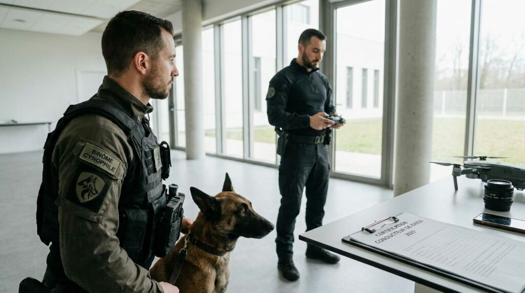 À l'image d'un horloger suisse réglant un mécanisme complexe, ce guide opération - binôme cynophile haute sécurité, certifica